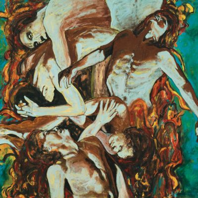 AHMAD FUAD OSMAN, <em>THE DROWNING 2 (LOST SERIES)</em>, 1995, Oil on canvas, 150cm x 181cm, estimate RM 35,000 – 50,000