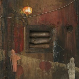 BRONZE AWARD, EMERGING CATEGORY<br/> <b>Tang Sin Ying</b>, <i>Chinese New Year</i>, 38.5cm x 38.3cm, Mixed media