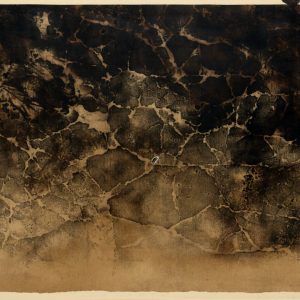 BRONZE AWARD, ESTABLISH CATEOGRY<br/> <b>Faizal Suhif</b>, <i>Land and Hope</i>, 106.5cm x 157.5cm, Oil, acrylic and soil pigment
